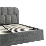 Pat dublu Sectra, cu depozitare, bouclé, Diverse culori, 160x200 cm - Gri | SKU: 429-000008 | Pat dublu Sectra, cu depozitare, bouclé, 160x200 cm, varianta Gri, produs pentru amenajarea locuinței, disponibil online în România la CasaMob