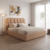 Rosu | SKU: 429-000009 | Pat dublu Sectra, cu depozitare, bouclé, 160x200 cm, varianta Rosu, produs pentru amenajarea locuinței, disponibil online în România la CasaMob