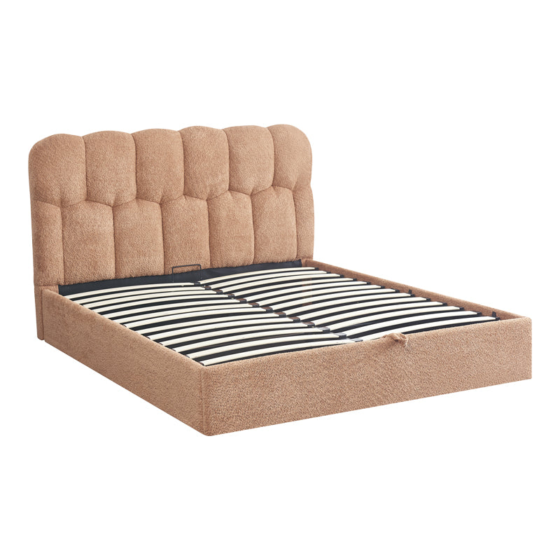 Pat dublu Sectra, cu depozitare, bouclé, Diverse culori, 160x200 cm - Rosu | SKU: 429-000009 | Pat dublu Sectra, cu depozitare, bouclé, 160x200 cm, varianta Rosu, produs pentru amenajarea locuinței, disponibil online în România la CasaMob