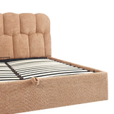Pat dublu Sectra, cu depozitare, bouclé, Diverse culori, 160x200 cm - Rosu | SKU: 429-000009 | Pat dublu Sectra, cu depozitare, bouclé, 160x200 cm, varianta Rosu, produs pentru amenajarea locuinței, disponibil online în România la CasaMob