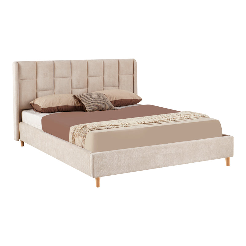 Pat dublu Sensa, Diverse culori, 160x200 cm - Bej - Gri | SKU: 279-000038 | Pat dublu Sensa, 160x200 cm, varianta Bej - Gri, produs pentru amenajarea locuinței, disponibil online în România la CasaMob