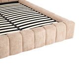 Pat dublu Vilou, cu depozitare, Diverse culori, 160x200 cm - Bej | SKU: 279-000027 | Pat dublu Vilou, cu depozitare, 160x200 cm, varianta Bej, produs pentru amenajarea locuinței, disponibil online în România la CasaMob