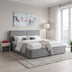 Gri | SKU: 388-000044 | Pat dublu Zento, 160x200 cm, varianta Gri, produs pentru amenajarea locuinței, disponibil online în România la CasaMob