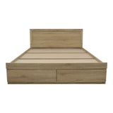 Pat Olympus cu sertar, Diverse culori, 140x200 cm - Stejar