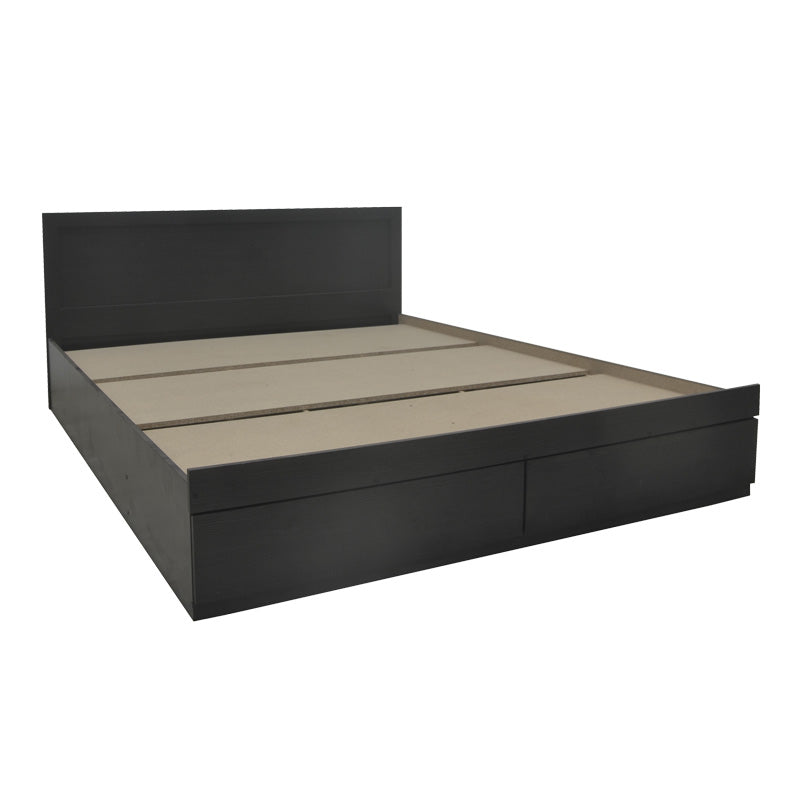 Pat cu sertar Olympus, Lemn, Diverse culori, 150x200 cm - Nuc