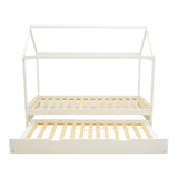 Pat pentru copii DreamHouse Montessori, Alb, 90x190 cm