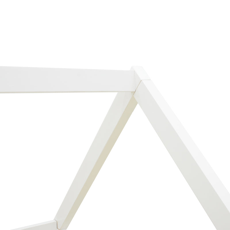 Pat pentru copii DreamHouse Montessori, Alb, 90x190 cm