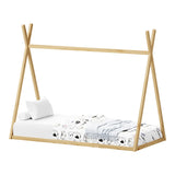 Pat copii Lilly, Lemn de pin, 90x190 cm - Pat copii Lilly, Lemn de pin, 90x190 cm - 370-000015