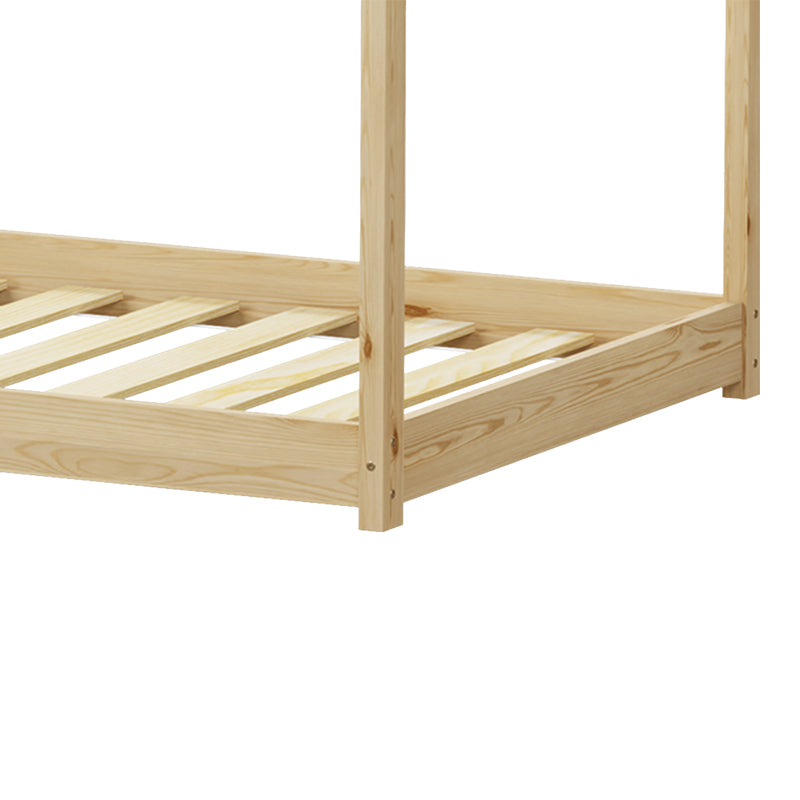 Pat pentru copii Nino Montessori, Natural, 90x190 cm