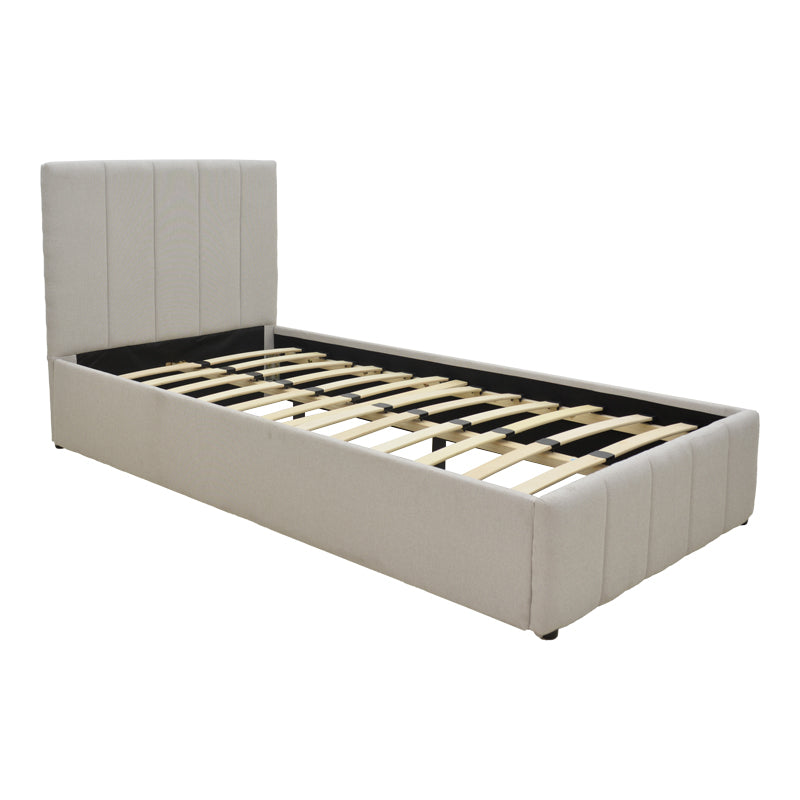 Pat Rovio, Diverse culori, 100x200 cm - Bej - Gri | SKU: 388-000039 | Pat Rovio, 100x200 cm, varianta Bej - Gri, produs pentru amenajarea locuinței, disponibil online în România la CasaMob