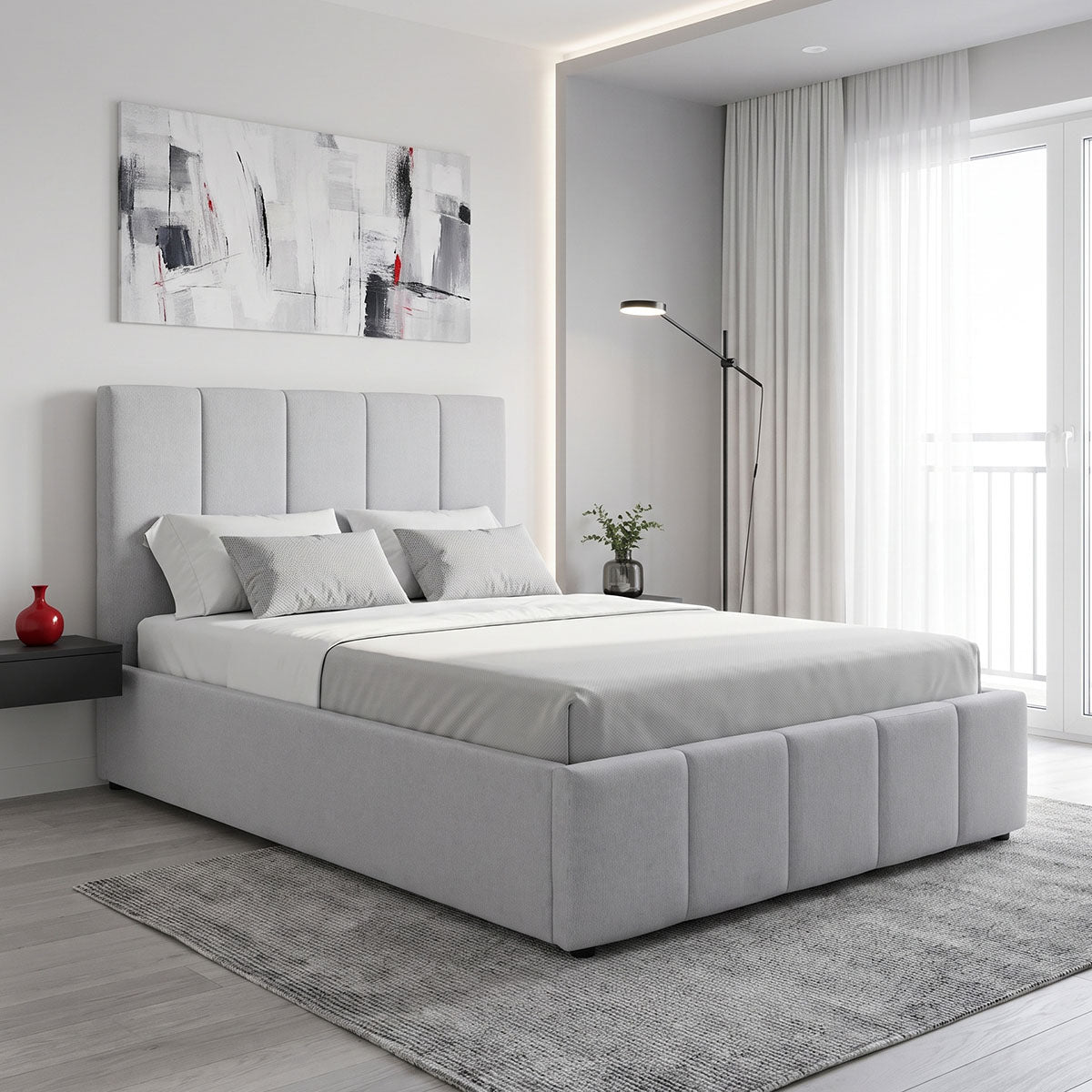 Pat Rovio, Diverse culori, 100x200 cm - Gri | SKU: 388-000040 | Pat Rovio, 100x200 cm, varianta Gri, produs pentru amenajarea locuinței, disponibil online în România la CasaMob