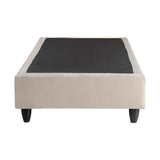 Pat Single bed base, Crem, 90x200 cm