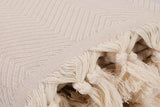 Patura Chenille, Alb Negru, 170x230 cm
