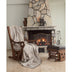 Cuvertura Patura Vanity, Galben Mustar, 220 x 170 cm,100% Bumbac