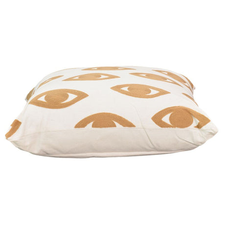 Pernuta decorativa Eyes Boho, Natural, 60x60 cm