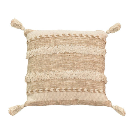 Pernuta decorativa Rozi Boho, Bej, 45x45 cm