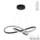 Plafonieră cu LED Artisun, metal, negru, 56x100 cm