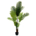 Planta artificiala ghiveci Verde 9, Verde/Negru, 114x105x180 cm