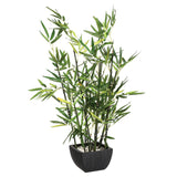 Planta artificiala ghiveci, Verde Negru/Verde, 43x34x67 cm