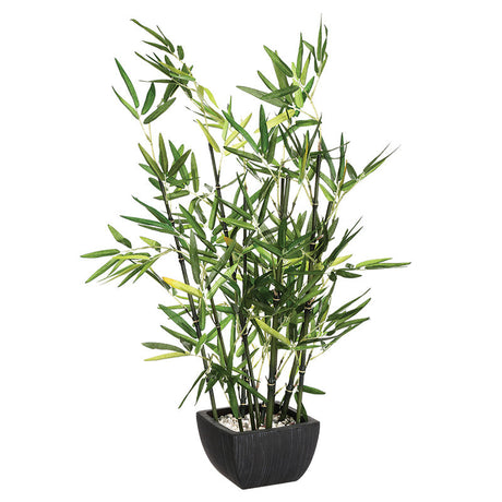 Planta artificiala ghiveci, Verde Negru/Verde, 43x34x67 cm