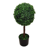 Planta decorativa cu ghiveci, Bolla I, Plastic, Verde, 30x65 cm