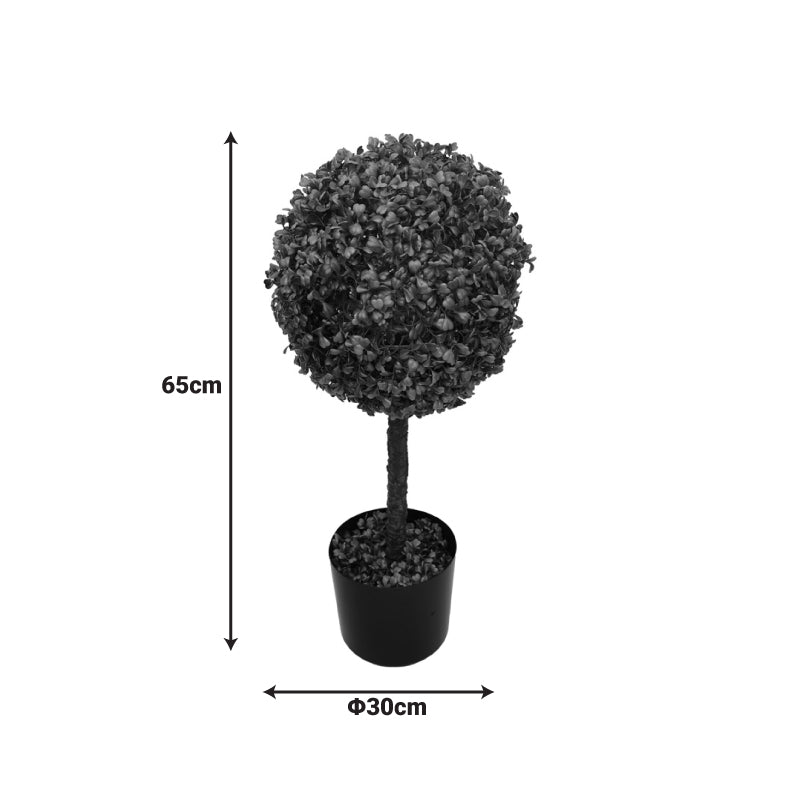 Planta decorativa cu ghiveci, Bolla I, Plastic, Verde, 30x65 cm