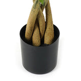 Plantă decorativă cu ghiveci Pachira, Plastic, Verde, 40x60 cm