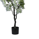 Planta decorativa Floarea de fasoleghiveci, alb, 125 cm