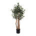 Plantă decorativă în ghiveci, Olia, Sintetic, Verde, 52x120 cm