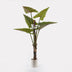 Plantă decorativă în ghiveci Wentii, plastic, verde, 130x180 cm