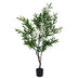 Planta decorativa Olive tree Ighiveci, verde, H120 cm