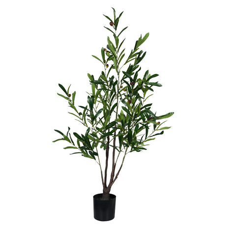 Planta decorativa Olive treeghiveci, verde, H120 cm