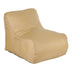 Pouf șezlong impermeabil Belogan, Textil, Bej, 73x94x65 cm