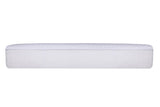 Protectie de pat double, 100% Bumbac Ranforce, Alb, 200x180 cm