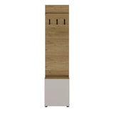 Cuier cu pantofar PRT-813-FV-1 Home Collection® Porto, 1 ușă și 3 agățători, Stejar-Bej, 51x210x34 cm