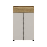 Pantofar PRT-821-FV-1 Home Collection® Porto, 2 uși, 1 sertar și 5 rafturi, Stejar-Bej, 72x111x34 cm