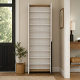 Pantofar PRT-829-FV-2 Home Collection® Porto, 10 rafturi, Stejar-Bej, 72x210x34 cm