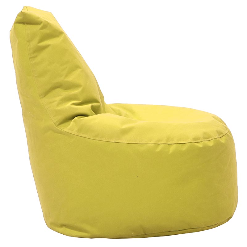 Puf bean bag, impermeabil, Diverse culori, 65x65 cm - Galben