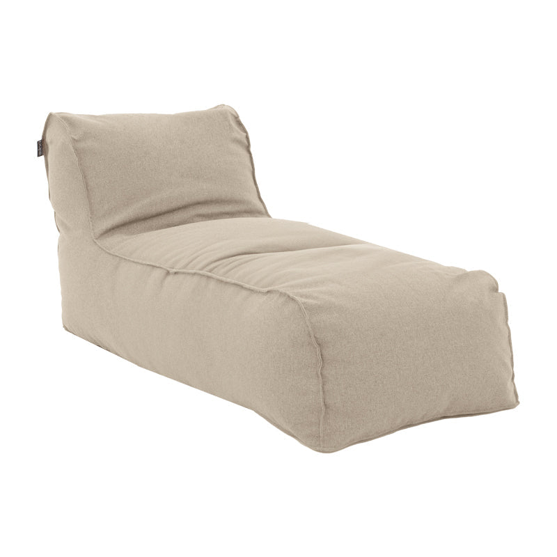 Puf Lara 100% impermeabil, Gri inchis, 150x60x40 cm