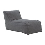 Puf Lara 100% impermeabil, Gri inchis, 150x60x40 cm