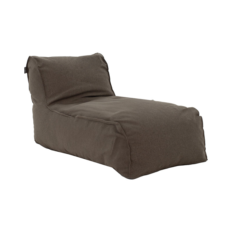 Puf Lara 100% impermeabil, Gri inchis, 150x60x40 cm