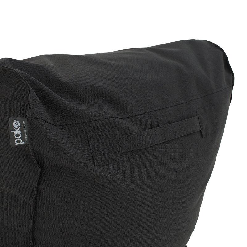 Puf Lara 100% impermeabil, Gri inchis, 150x60x40 cm