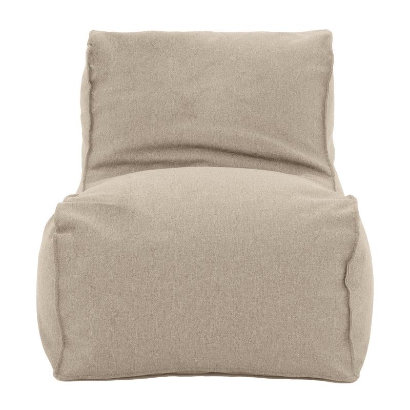 Puf Lara 100% impermeabil, Gri inchis, 150x60x40 cm