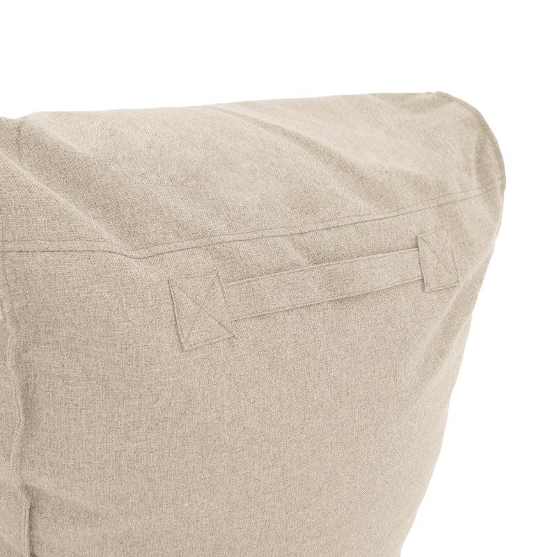 Puf Lara 100% impermeabil, Gri inchis, 150x60x40 cm