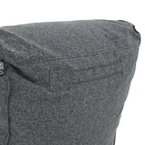 Puf Lara 100% impermeabil, Gri inchis, 150x60x40 cm