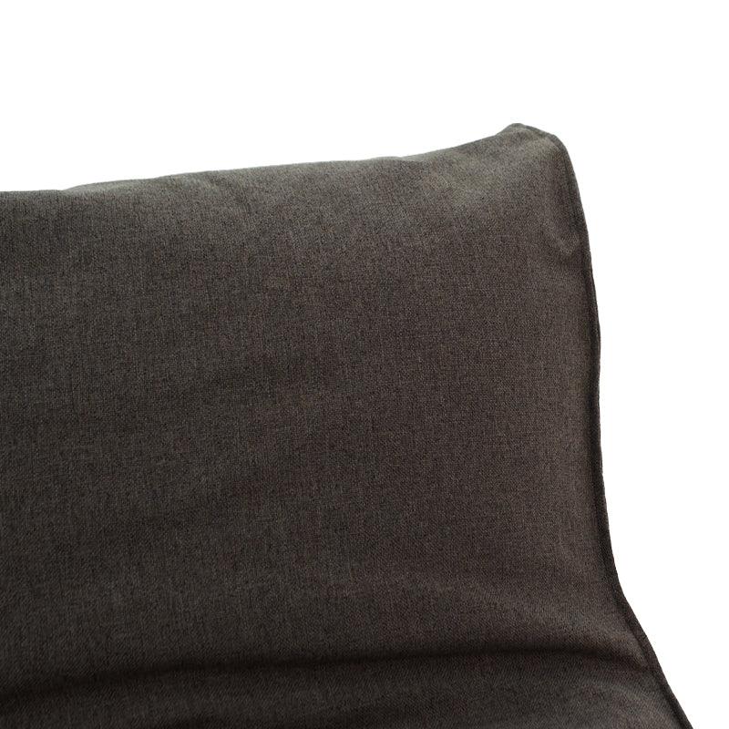 Puf Lara 100% impermeabil, Gri inchis, 150x60x40 cm