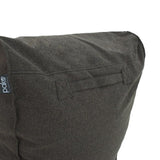 Puf Lara 100% impermeabil, Gri inchis, 150x60x40 cm
