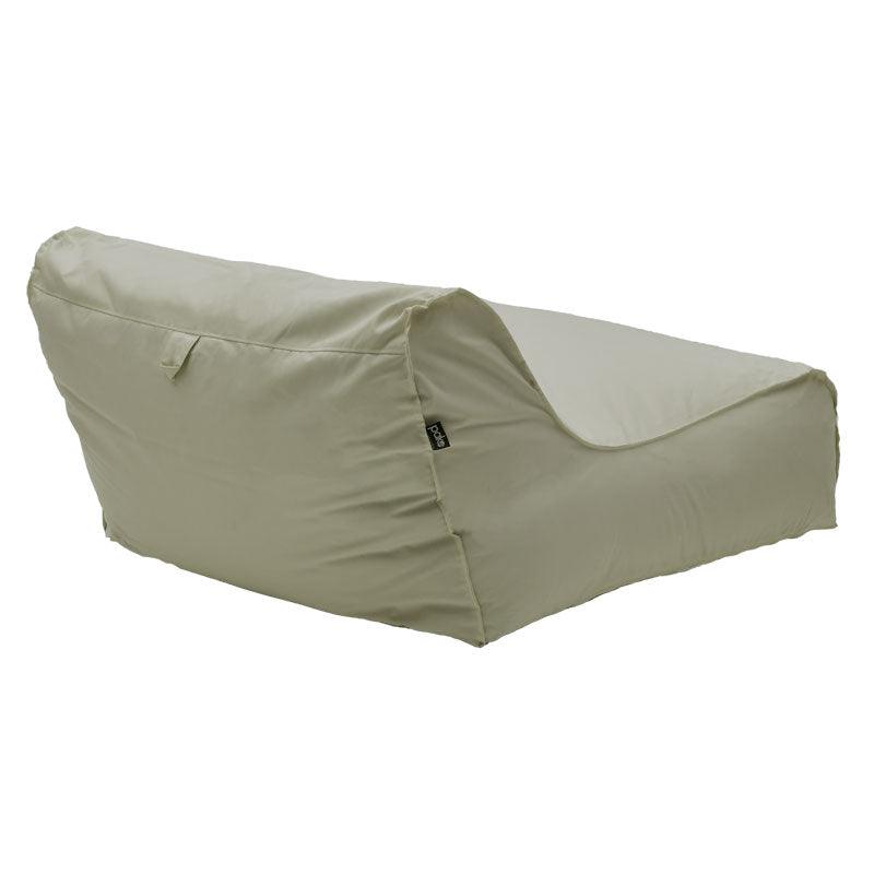 Puf Leandro impermeabil, 110x105x60 cm - Gri