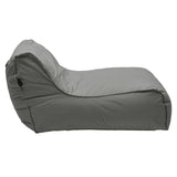 Puf Leandro impermeabil, 110x105x60 cm - Gri inchis