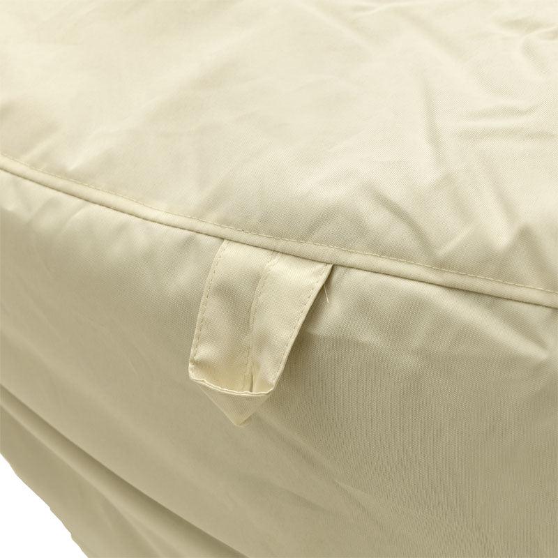 Puf Leandro impermeabil, 110x105x60 cm - Bej